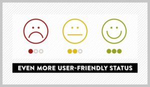 Smiley faces and dots… what does this mean? How to interpret the status